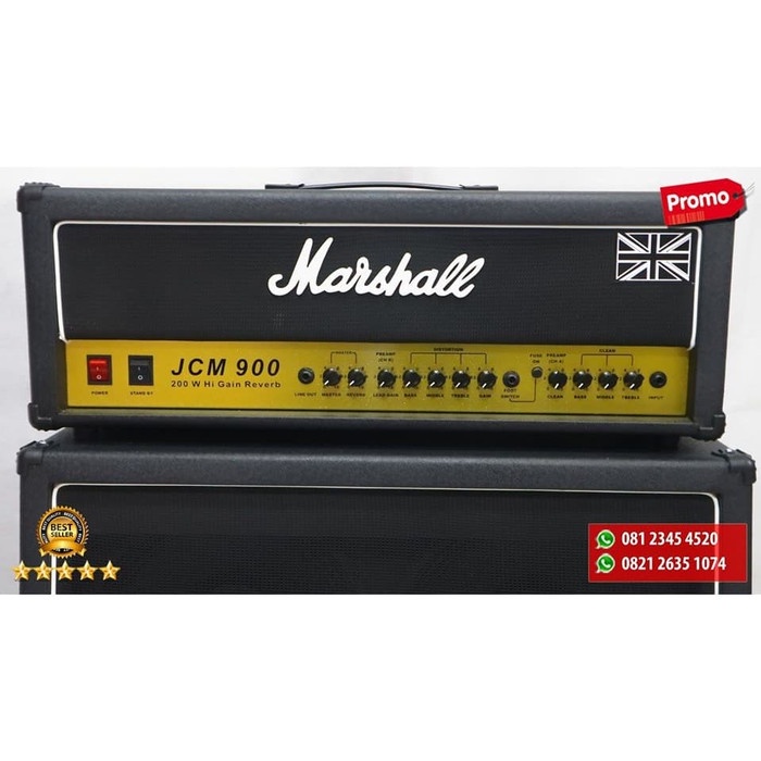 bass-gitar-amplifier- ampli gitar marshall head cabinet jcm 900 bergaransi - ampli saja -amplifier-