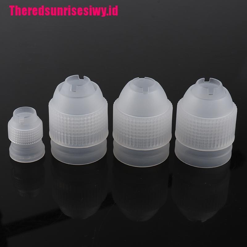 5 pcs Alat Adapter Converter Nozzle Icing Piping Untuk Dekorasi Kue