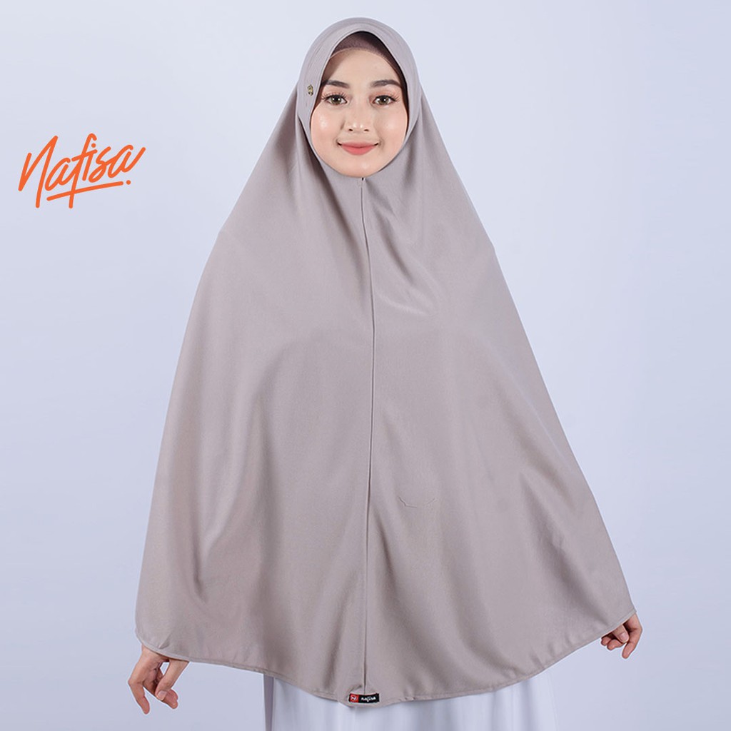 Jilbab Instan Bergo Nafisa ASHA | Hijab Instan Syar'i Kerudung Bergo Pad Kecil Antem Hijab Instan Kaos TC Jilbab Pad Kaos Polos