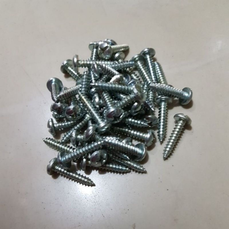 50 PCS SEKRUP BAUT CACING 12 X 1 JP