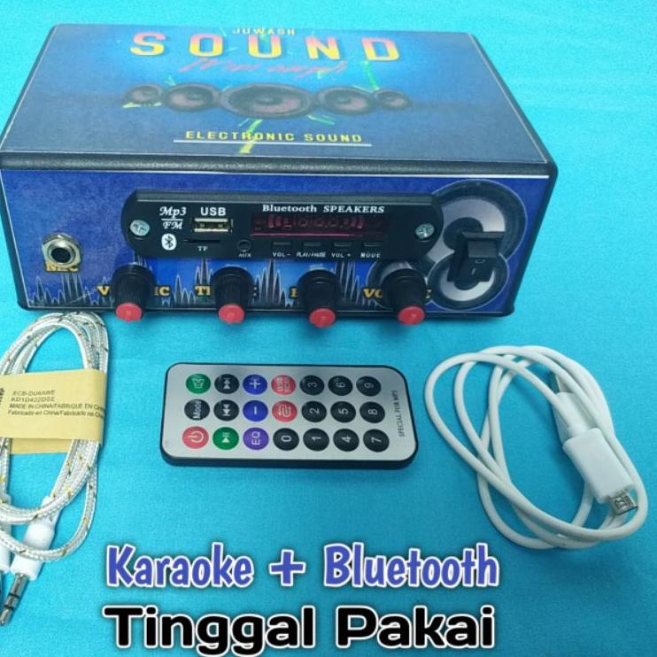 U-49 POWER AMPLI MINI AUDIO AMPLIFIER BLUETOOTH KARAOKE FULL BASS SUBWOOFER MP3 KIT CLASS D TONE CON