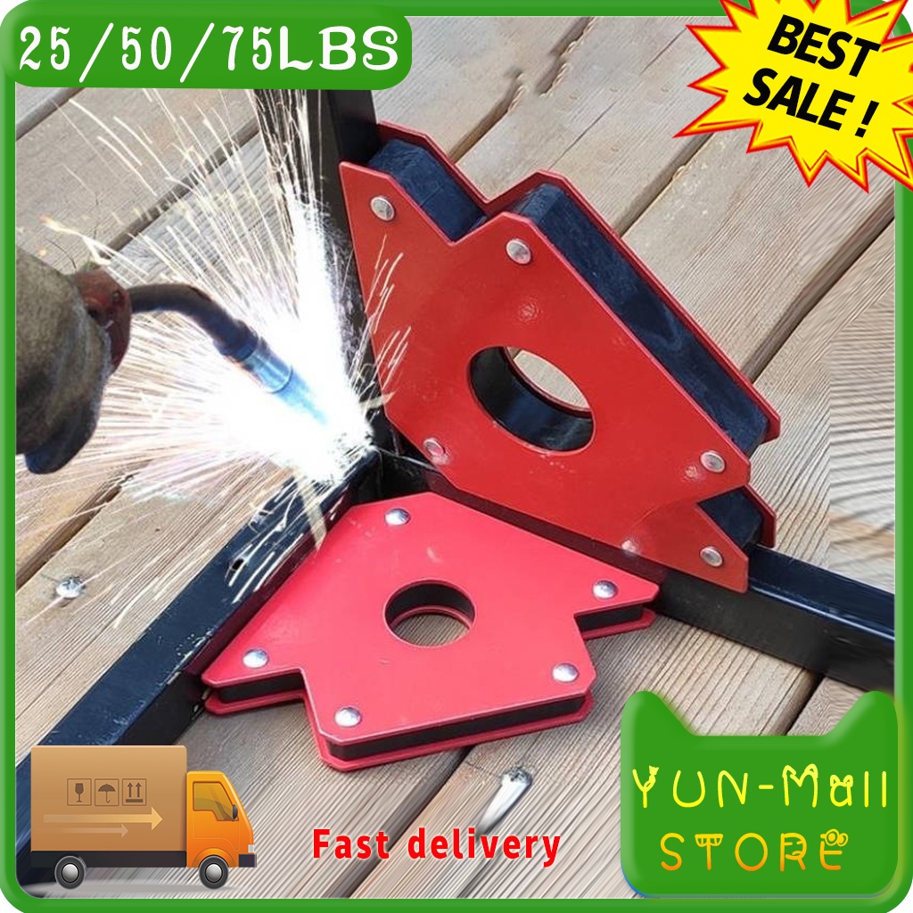 【COD+dalam stok+Pengiriman Cepat】SIKU MAGNET TOKIO /Siku Las Magnet Sedia Ukuran 5 Inchi 4 Inchi 3 Inch Smart Welding Magnet  Magnetic Welding Holder Tukang Las Murah Siku las Magnet  Magnetic Welding holder