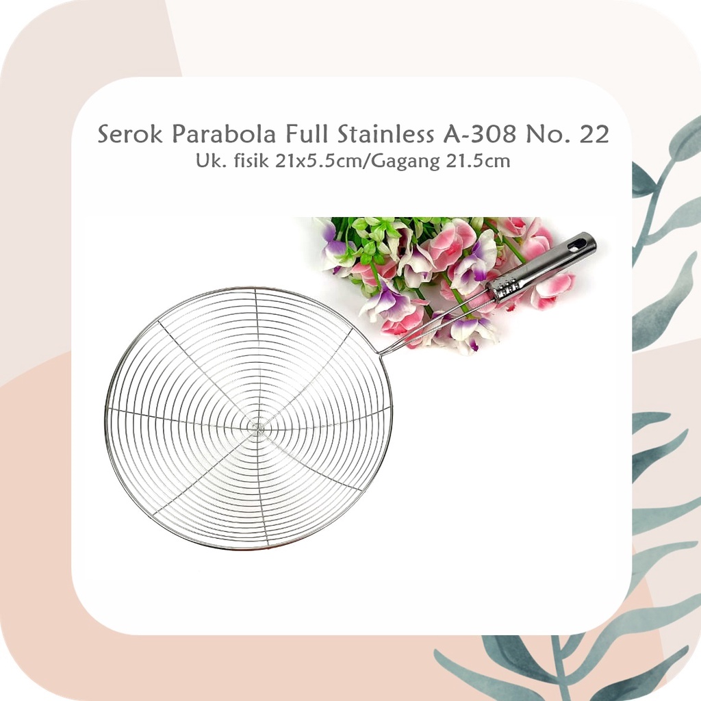 Serok Parabola Full Stainless No. 18/20/22