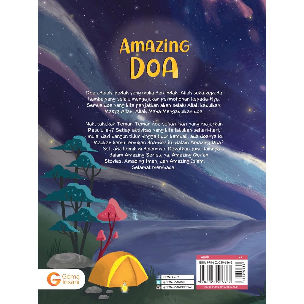 Buku Amazing Doa - Gema Insani 100% Original