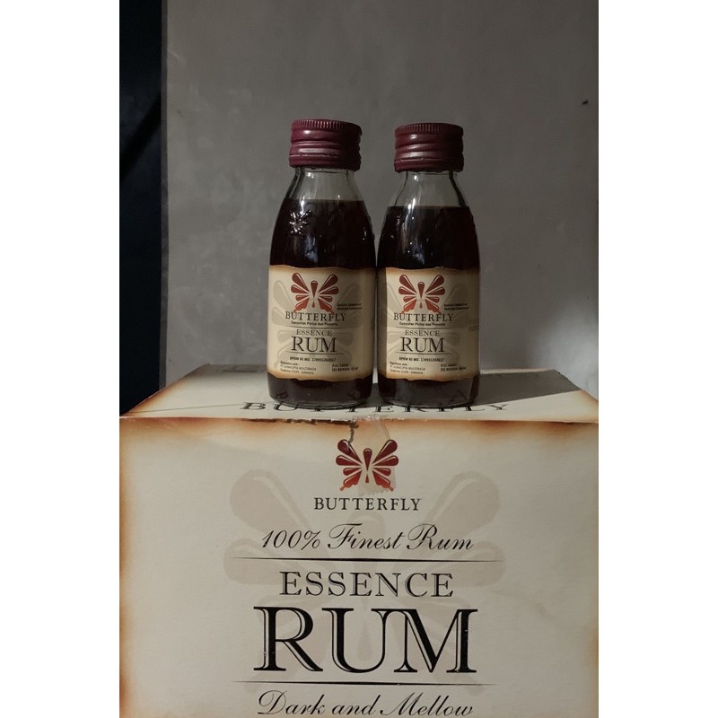 

Rum Essence Rhum Jamaica Dark and Mellow Butterfly Koepoe Koepoe Kemasan Botol 60ml