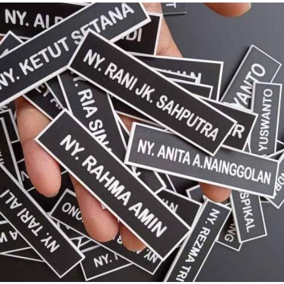 

Hot - Papan nama/Nametage/Papan Nama Peniti/Nametag Peniti/Papan Nama Akrilik ~