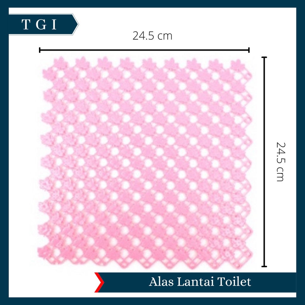 TGI - KARPET KAMAR MANDI ANTI LICIN 25x25 CM / KESET LANTAI ANTI SLIP DAPUR MAT NON-SLIP