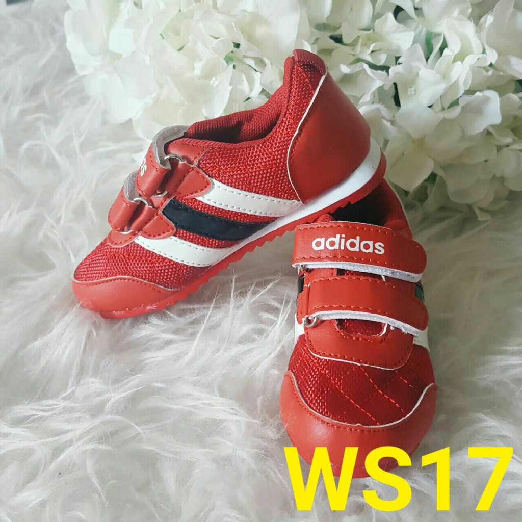 CUCI GUDANG Sepatu Anak Walker Shoes Adidas Full Red