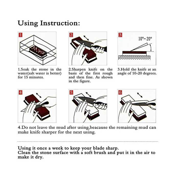 MYVIT Batu Pengasah Pisau Whetstone Knife Sharpener 240/800 - Wkss-03