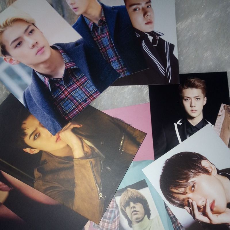 PROMO/SALE OFFICIAL POSTCARD POLAROID SEHUN EXO MURAH