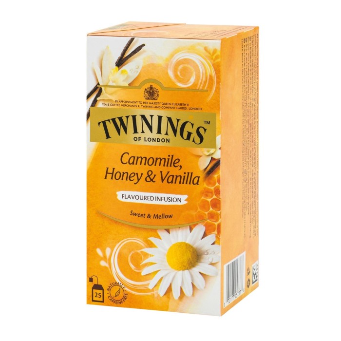 

Ready stock Twinings Camomile/Honey And Vanilla Tea 25's 37.5g