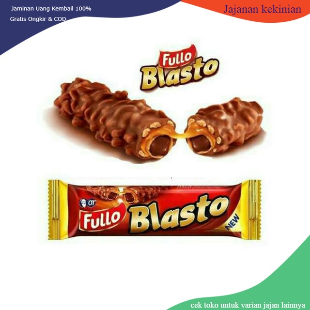 

Fullo Blasto isi 16 pcs- jajan rasa coklat-aneka makanan ringan-camilan manis-jajan kekinian-