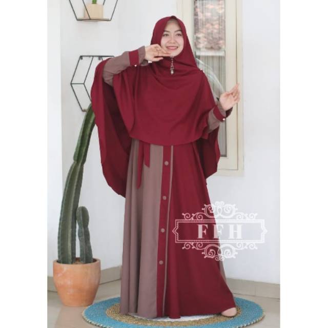 MS ARUMI Ity crepe set syari