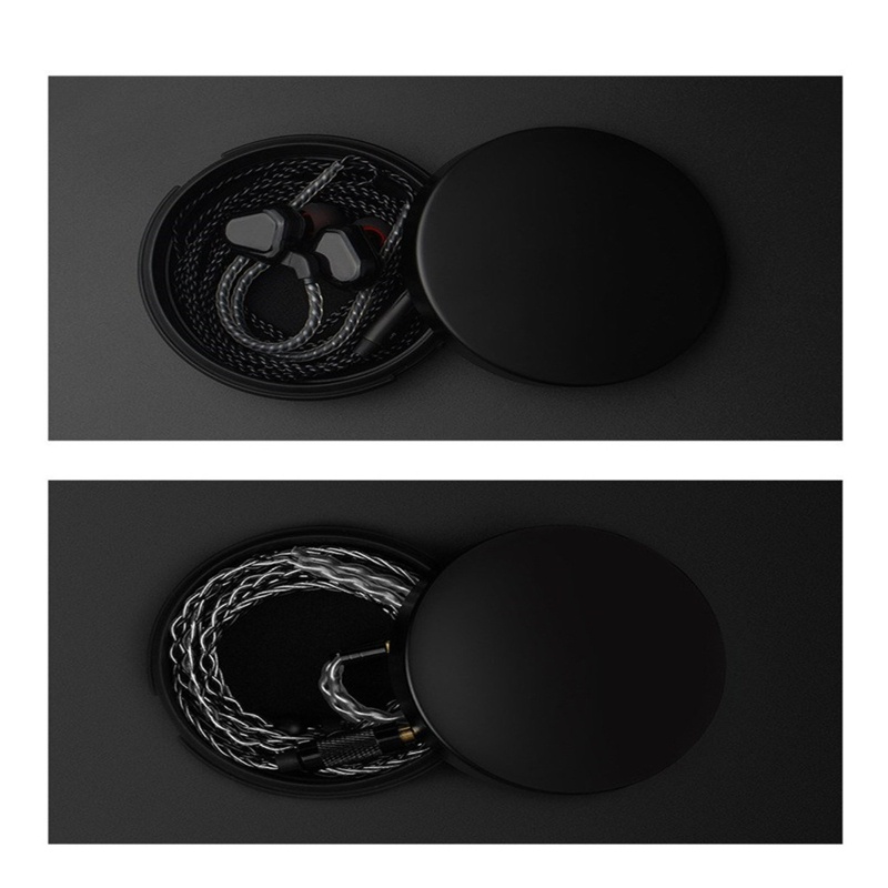 Btsg Kotak Penyimpanan Earphone In ear Portable Bahan Aluminum Alloy Anti Air