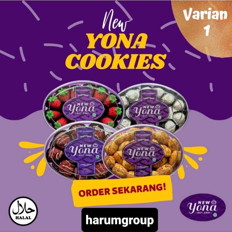 

Kue New Yona Cookies, Kue Kering Kekinian Banyak Varian Rasa