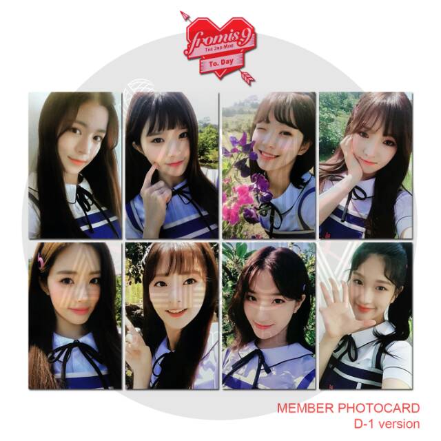 FROMIS_9 2nd mini album TO DAY replica photocard