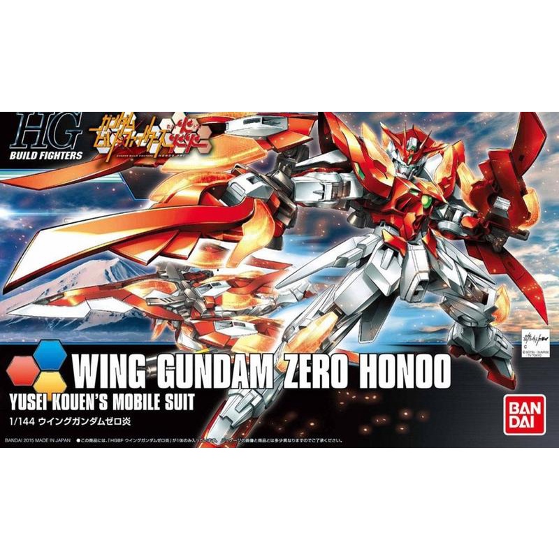 HGBF Wing Gundam Zero Honoo  HGBF 033 1/144 Model Kit Hadiah Ulang Tahun Anak