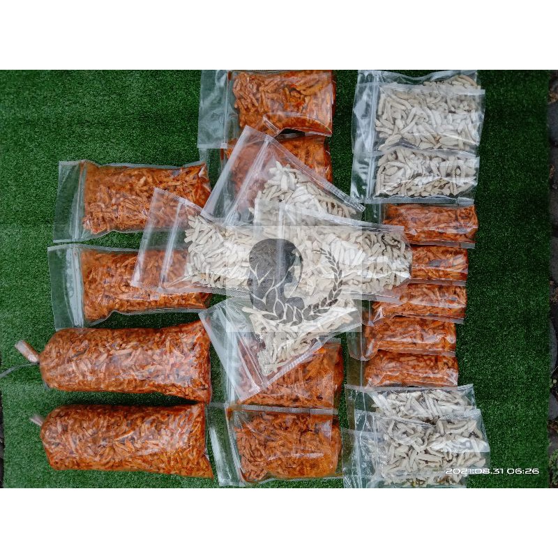 Basreng stik Bumbu Bujot Basah Pedas Daun jeruk 125gram LaelShop-3