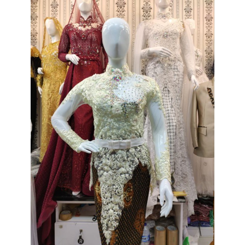 Atasan baju kebaya pengantin,kebaya preweding kebaya wisuda kebaya 3D .kebaya murah modern/kebaya 3d