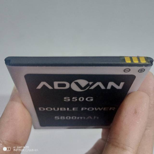 Baterai batre advan s50 G DOUBLE POWER