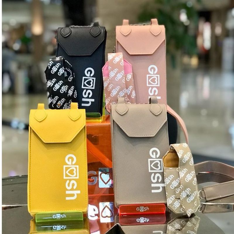 [Bisa COD] Ready Tas Gosh Original New art 750 790 803 Black Pink Yellow