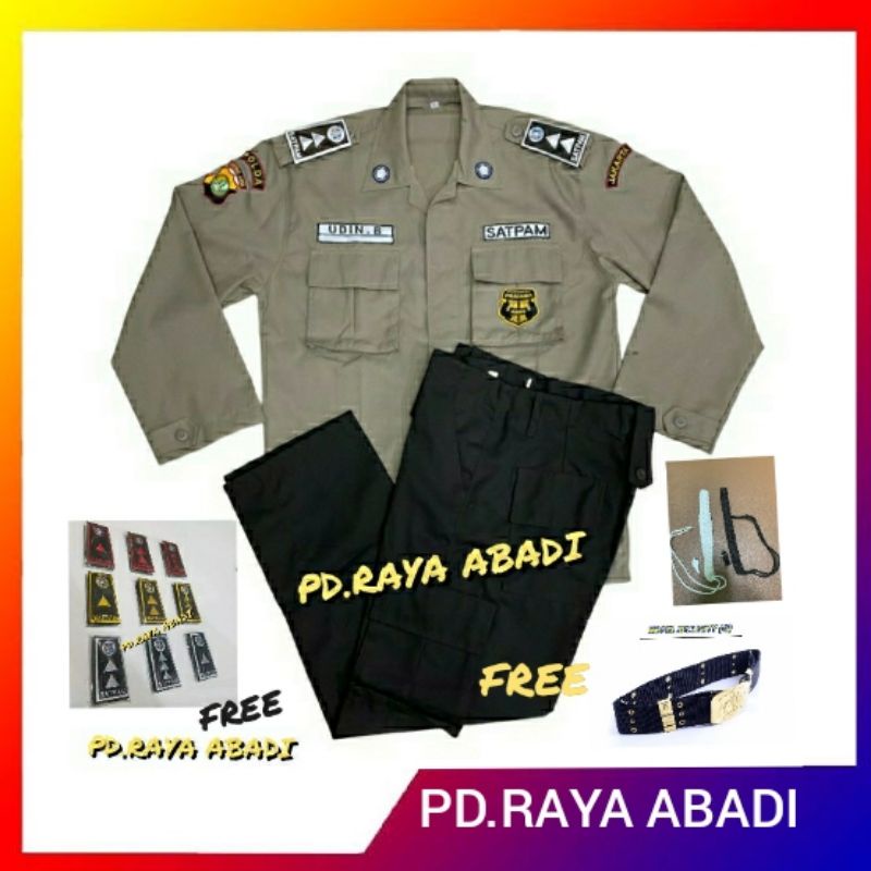 Seragam satpam /seragam satpam terbaru / seragam satpam kumplit /pangkat satpam
