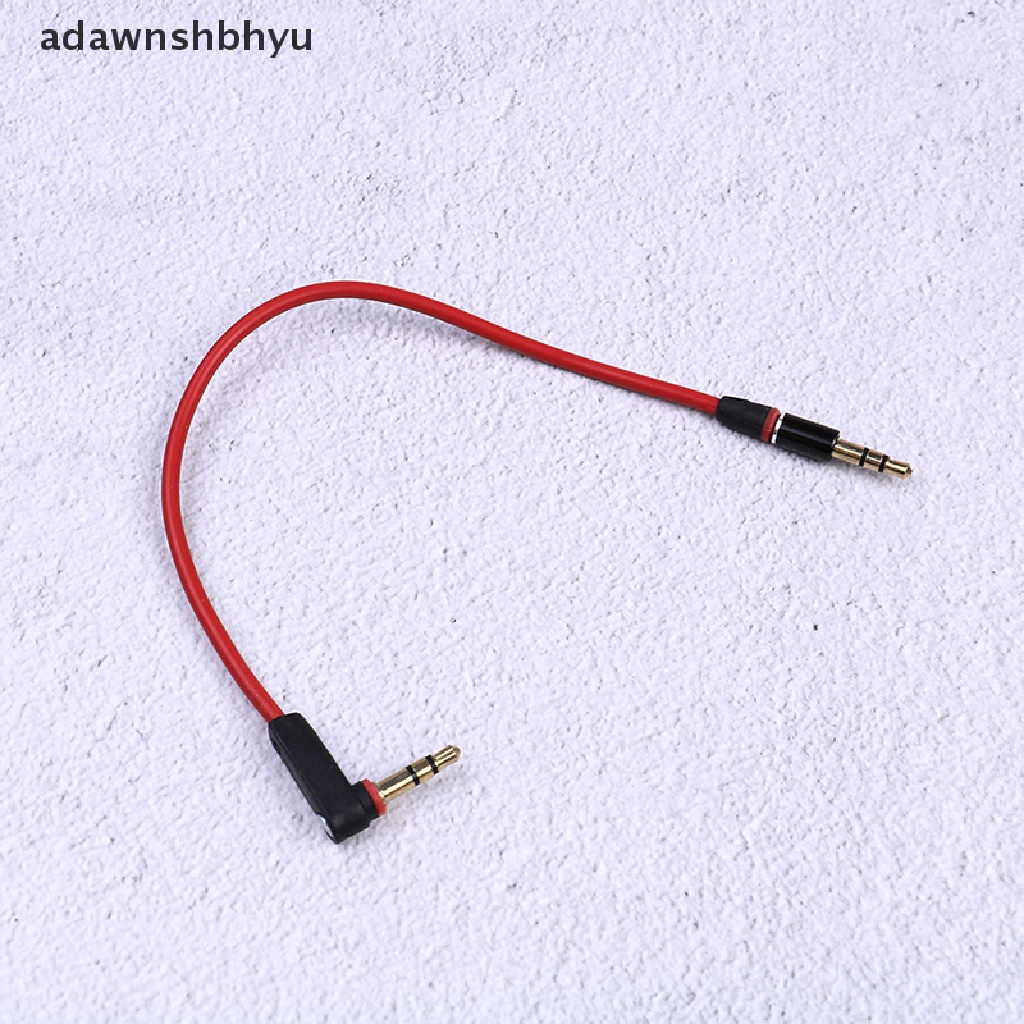 Adawnshbhyu 3.5mm Pendek 20cm Jack to Jack Kabel Aux Male to Male Kabel Audio Stereo Cord