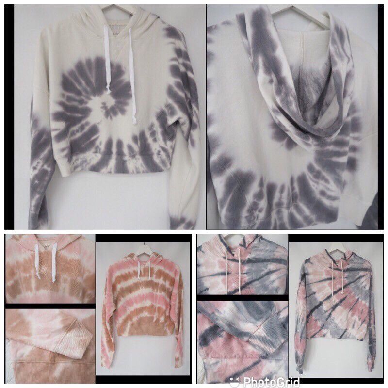 AEROPOSTALE Cropped TIE DYE HOODIE WANITA