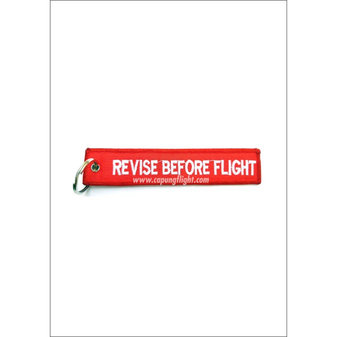 Gantungan Kunci Kiss Me Before Flight Remove Before Flight REVISE Before Flight