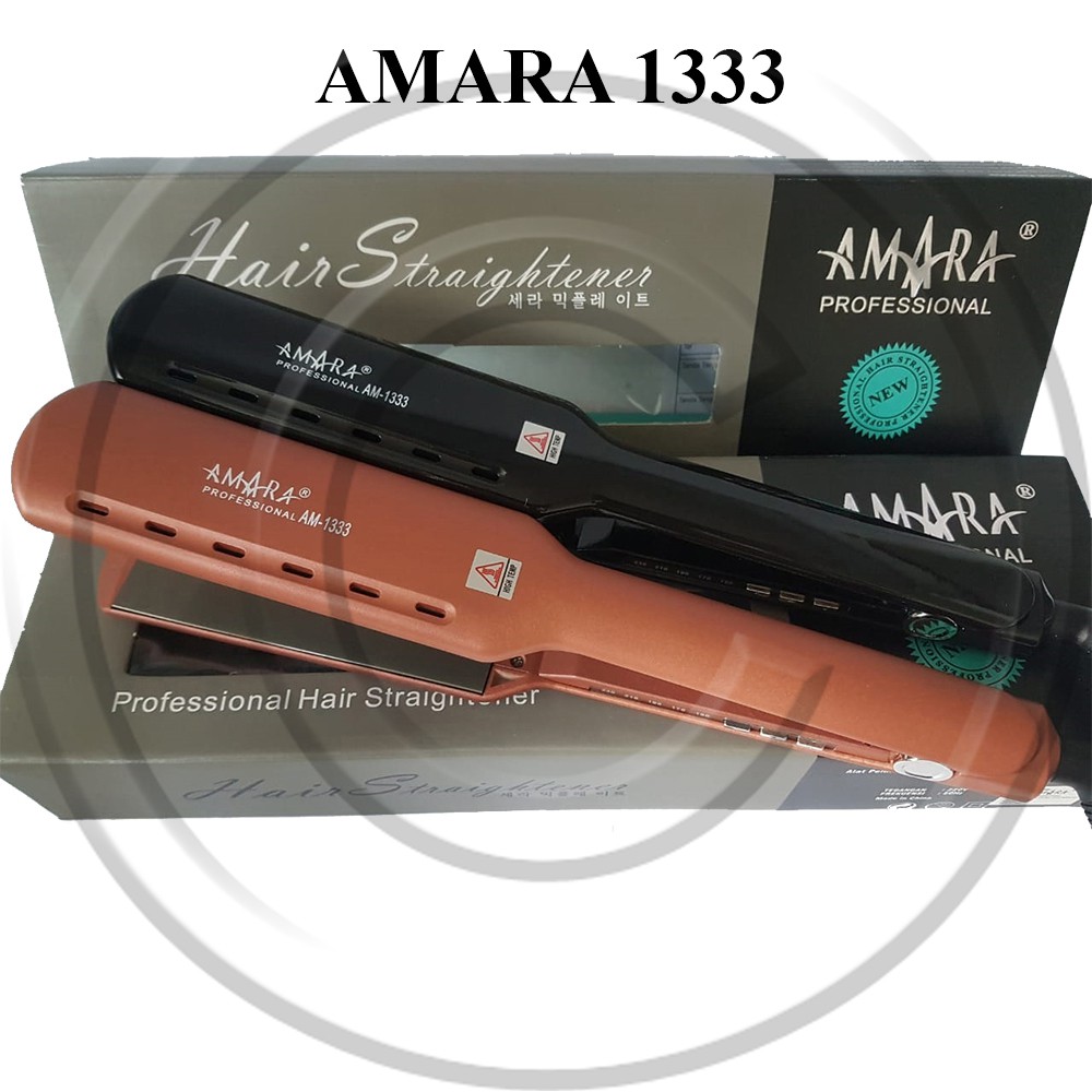 AMARA 2in1 1333 Proffesional - Catokan Rambut / Pengkeriting (Curly) / Pelurus / Hair Straightener