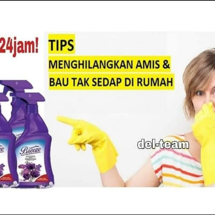 Order Langsung Breeze pengharum ruangan aroma peach Terlaris