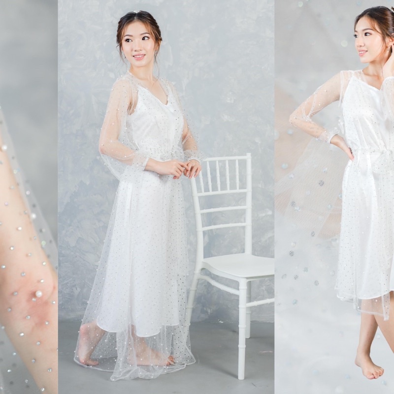 𝙏𝙪𝙩𝙪𝙡𝙡𝙚 Sveya Robe Bridal Robe Bride Robe Pengantin Robe Wedding