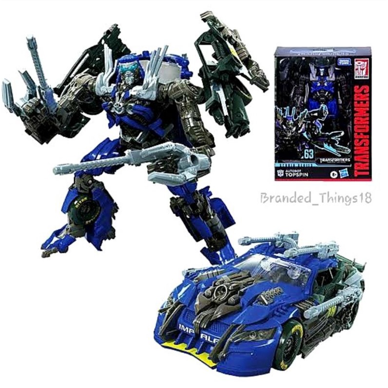 Robot Transformers Optimus Prime Rise of Beast Dark of The Moon Topspin Studio Series 63 Generation 