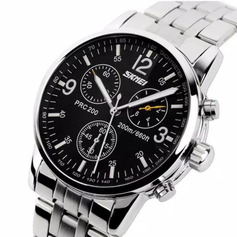 SKMEI 9070 Jam Tangan Pria Fashion Business Quartz Men