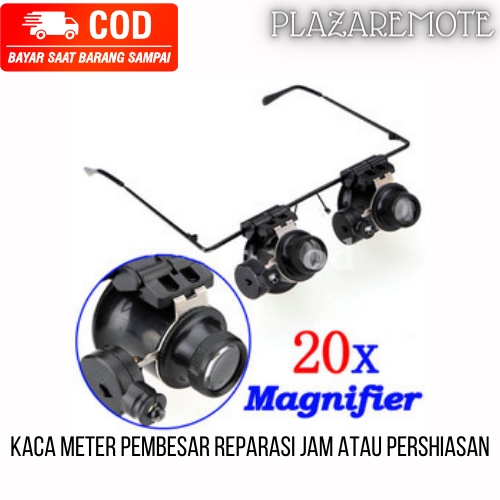 Kacamata LOOP Pembesar 20 X ALAT Reparasi Jam Tangan PERMATA DIAMOND Service Elektronik