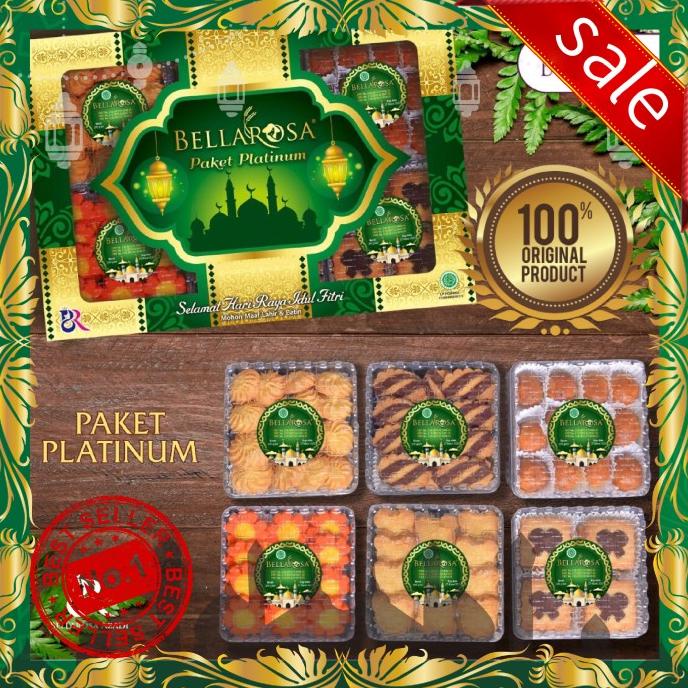 

PROMO!! PAKET PLATINUM PARSEL KUE KERING LEBARAN BELAROSA MURAH MERIAH