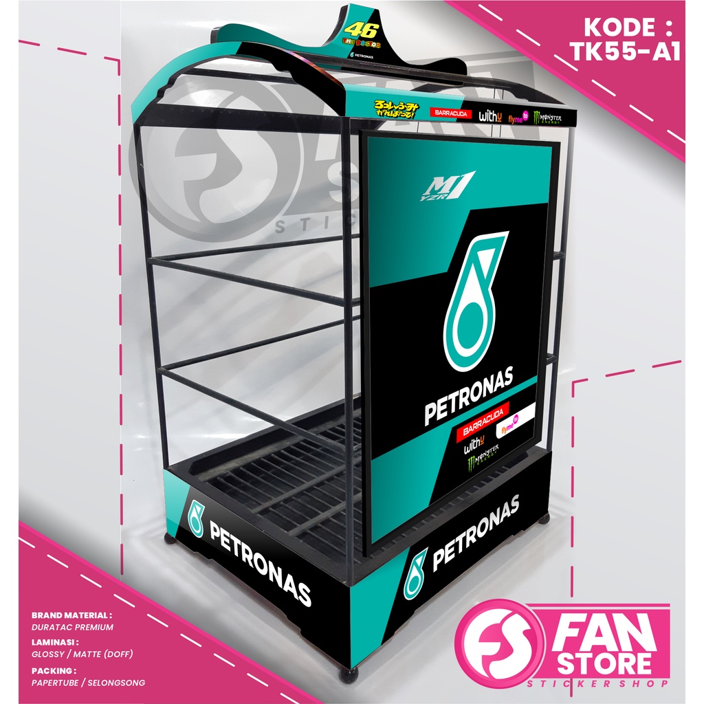 Stiker Decal SANGKAR KOTAK / Decal Sangkar Ebod,Oriq,Bnr / Decal Kandang Kenari