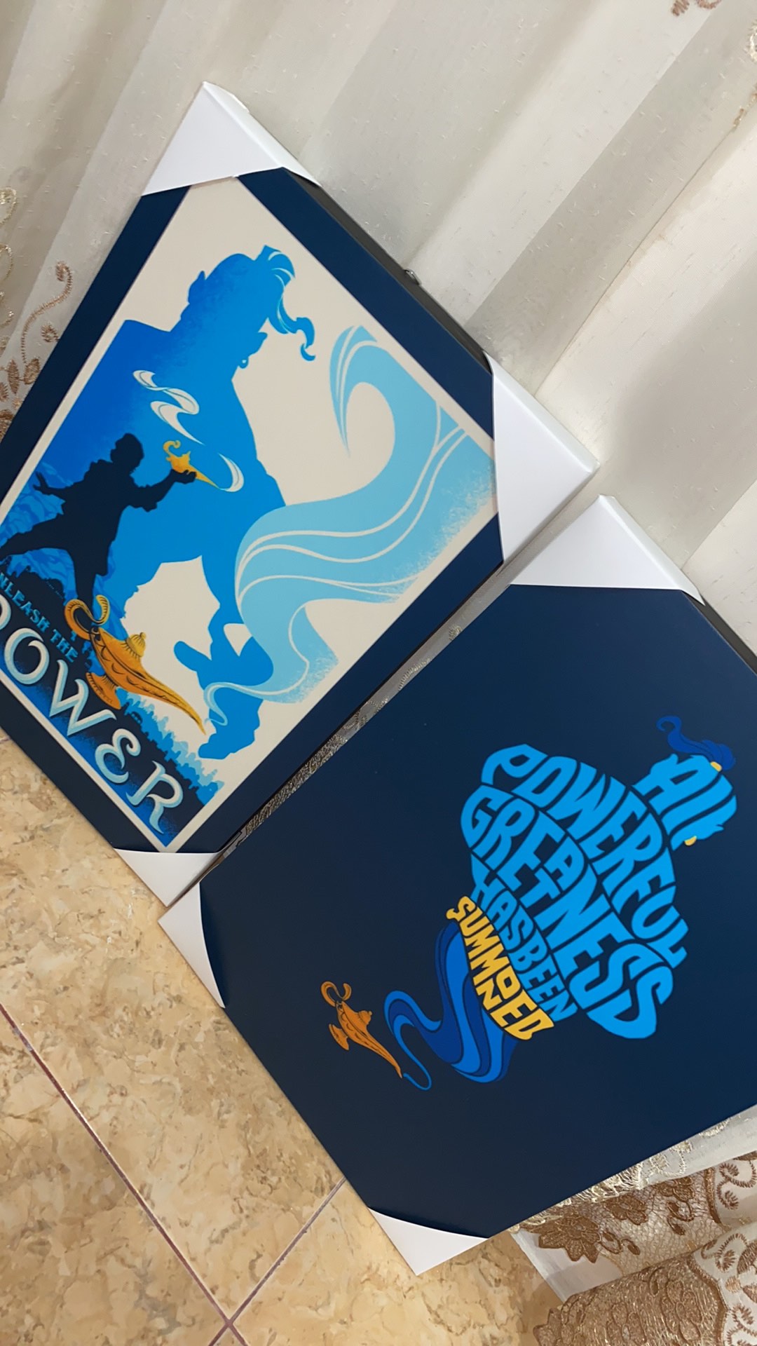 Poster Custom + Bingkai Kayu (45x30)