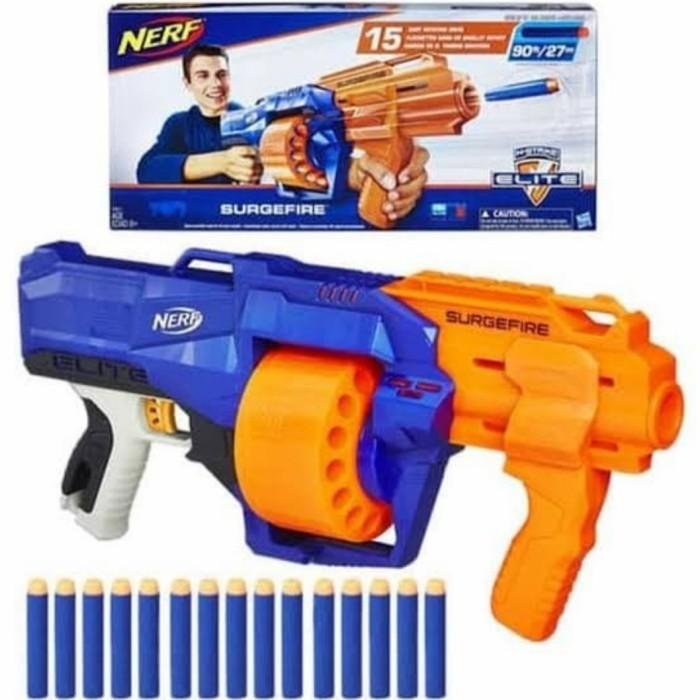 Nerf Surgefire Original Hasbro Mainan Pistol Anak Terbaru
