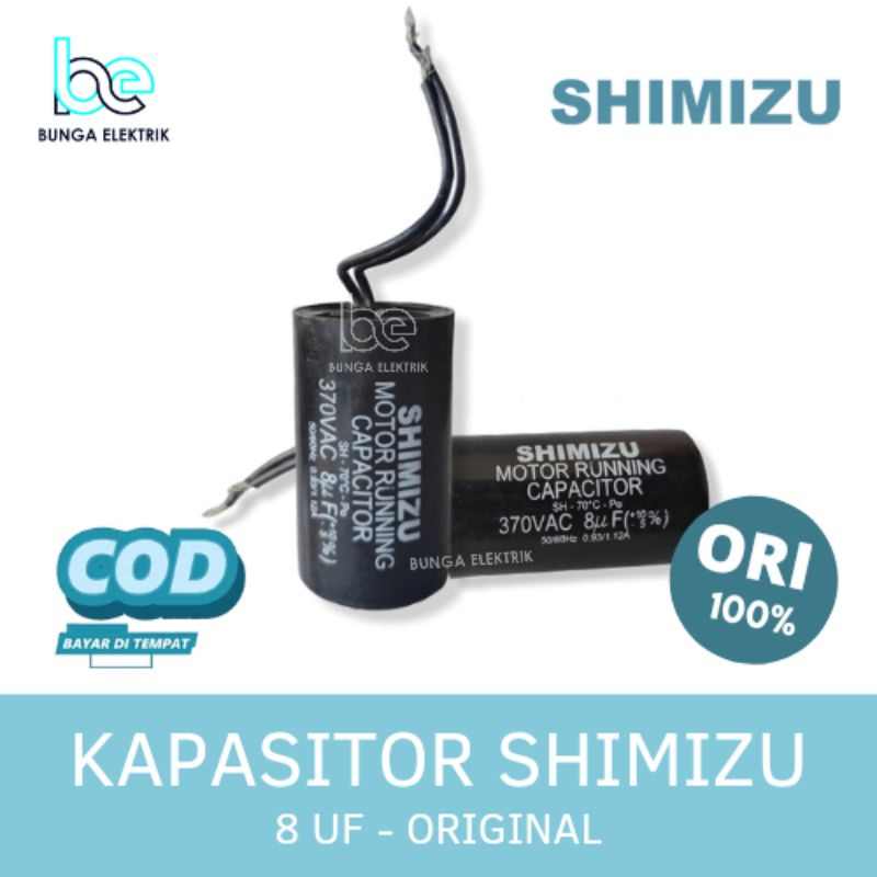 KAPASITOR POMPA AIR SHIMIZU ORI 8UF HARGA CUCI GUDANG!!!