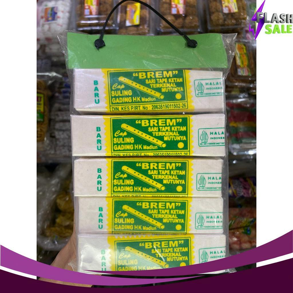 

SPESIAL AWAL TAHUN BREM MADIUN CAP SULING GADING 1 PAKET ISI 5 BUNGKUS OLEH OLEH KHAS MADIUN