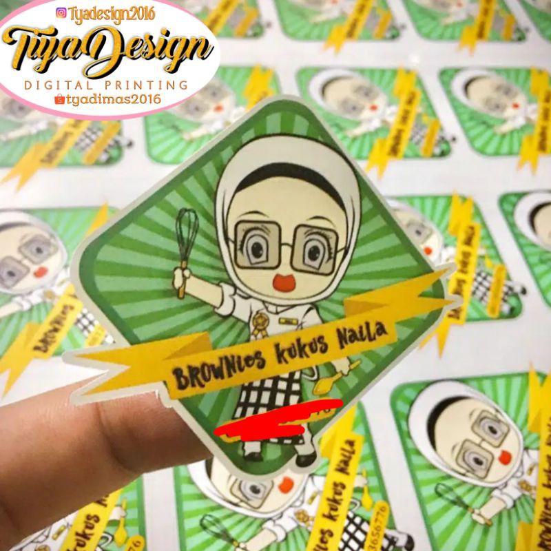 

CATAK STICKER + PRINT + CUTTING A3 (bahan Vinyl )