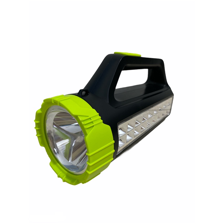 Luby Senter LED Super Terang 2in1 L2687 5W + Light SMD 18 LED PUTIH Rechargeable 500 Meter 6 JAM