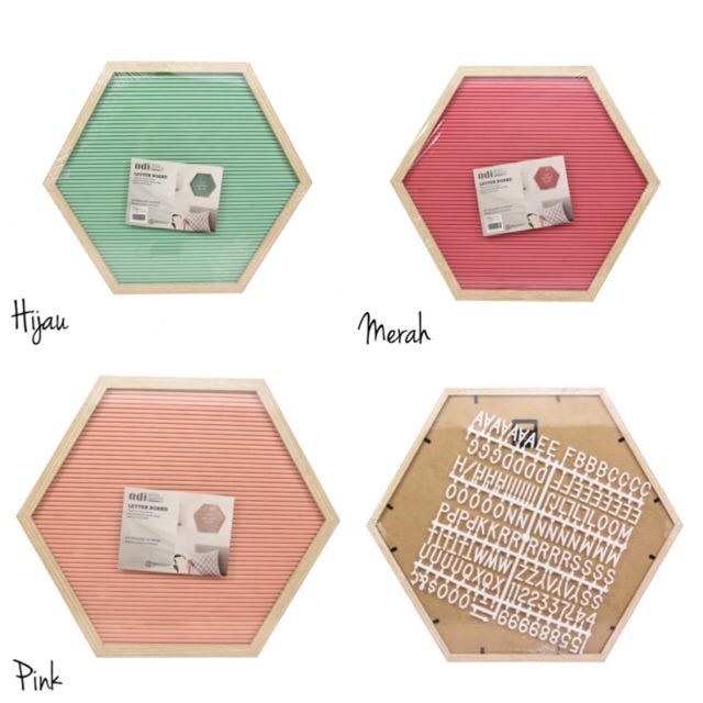 

Letter Board / Felt Letter Board / Papan Tulis Tempel