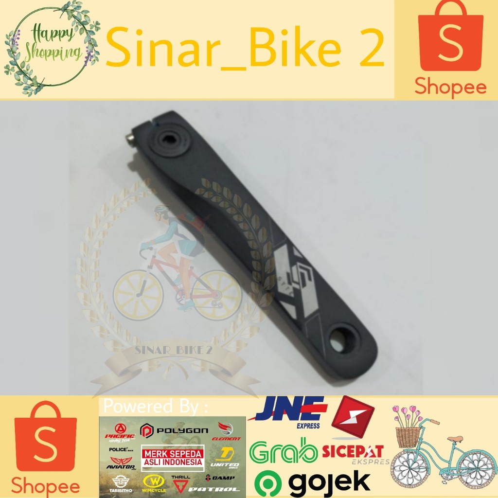 Syte CrankSet Ht2 36T Bcd 104 CrankSet HollowTech II Sepeda Mtb Lipat