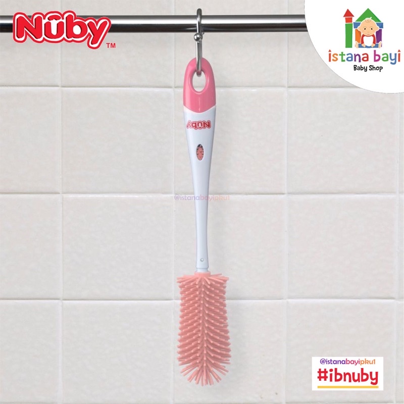 NUBY Kids Silicone Brush-Sikat botol bayi silikon