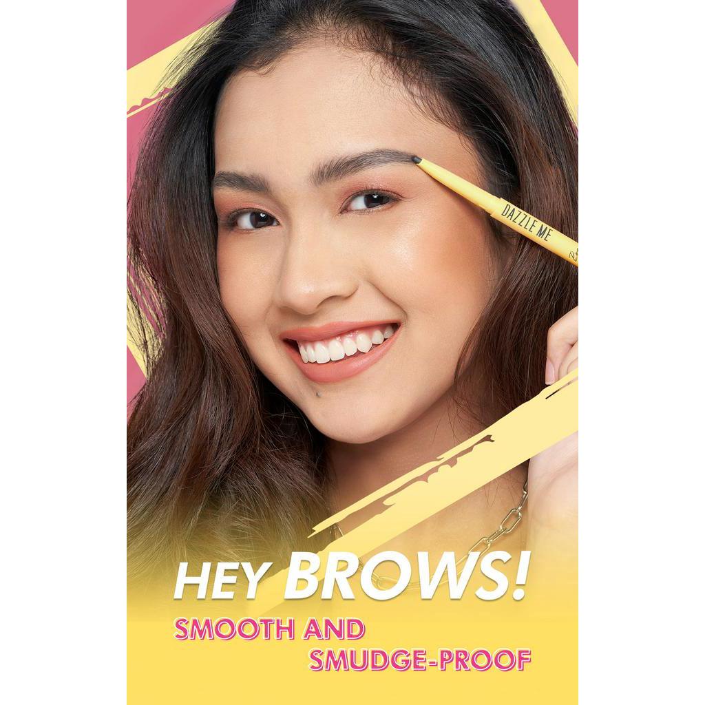 DAZZLE ME Brow Likey | Automatic Eyebrow Pencil Tahan Air Waterproof Long Lasting Pensil alis - CO