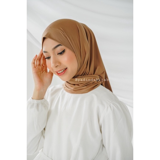 Khimar Segitiga Instan Jersey ZIYA polos bergo non pad daily hijab malay kerudung instant