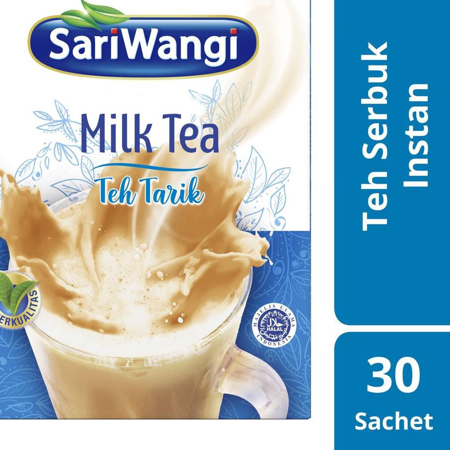 

(kode-597) Sariwangi Milk Tea Teh Tarik 23 g x 30 !