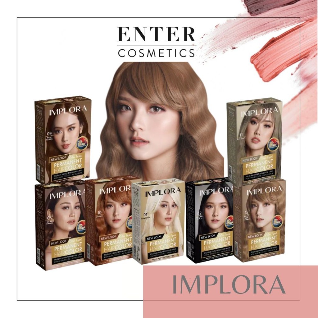 Implora Permanent Hair Color / Implora Hair Color Expert / Cat Rambut Implora | Cat Rambut Implora | Implora Cat Rambut